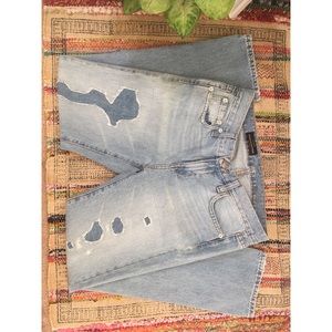 J. Crew broken in boyfriend jeans